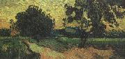 Landscape with thte Chateau of Auvers at Sunset nn04)